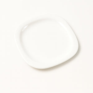 Plastic Square Dinner Serving Plate 20 Cm (1 Pc)
