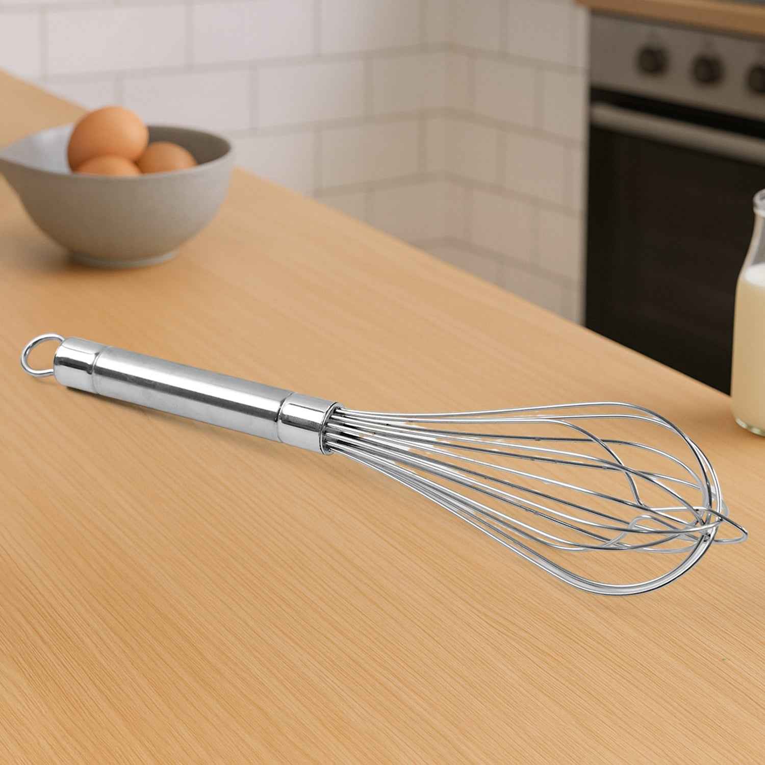 Apex Stainless Steel Large Hand Whisk (1 Pc)