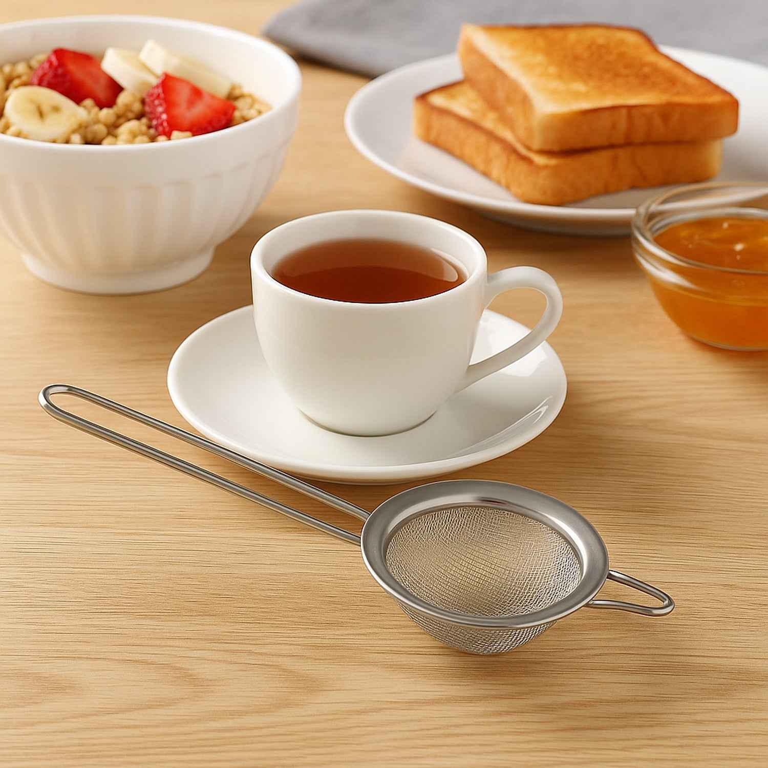 Supermom Slim Stainless Steel Strainer (1 Pc)