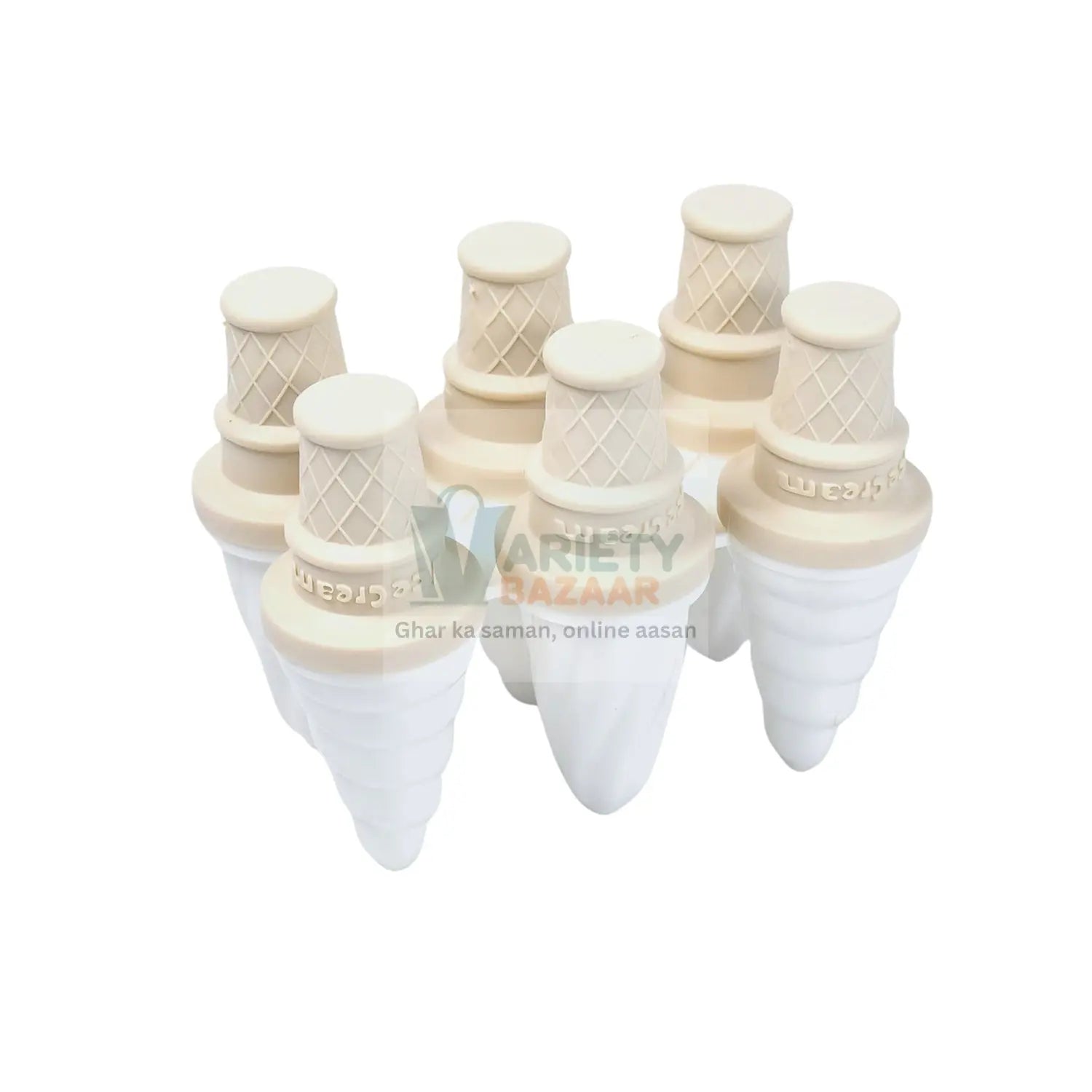 Ice Candy Maker Mold for Ice Cream at Home or Restaurants (6 Pc) Variety Bazaar