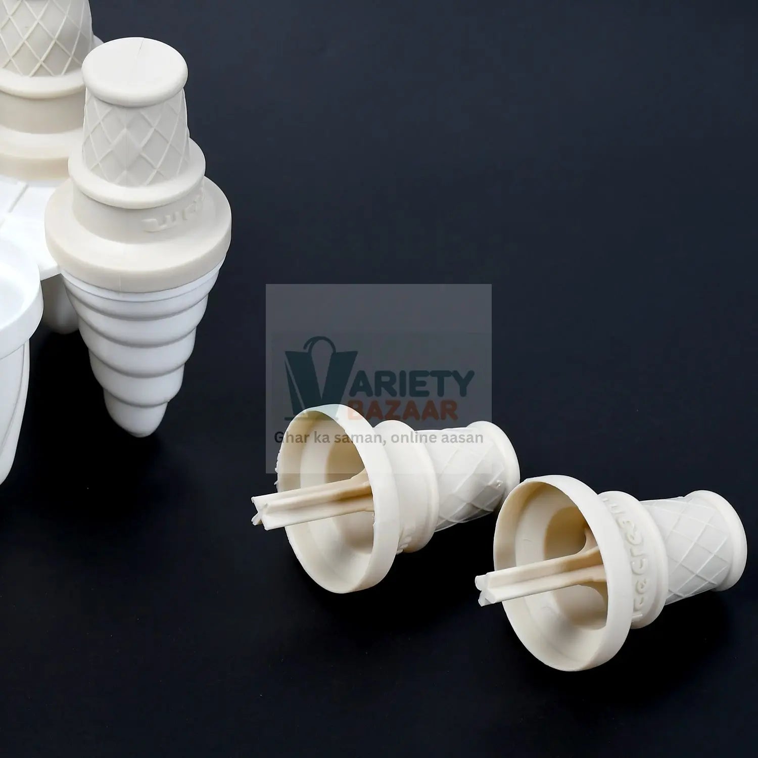 Ice Candy Maker Mold for Ice Cream at Home or Restaurants (6 Pc) Variety Bazaar