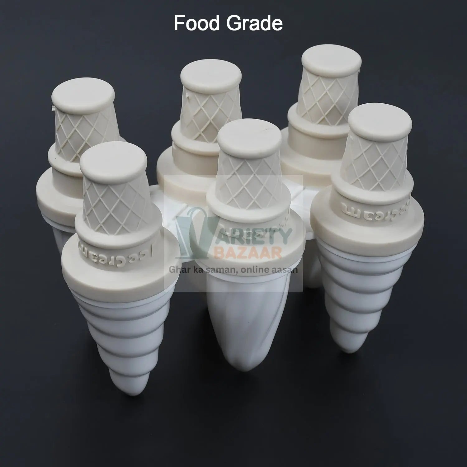 Ice Candy Maker Mold for Ice Cream at Home or Restaurants (6 Pc) Variety Bazaar