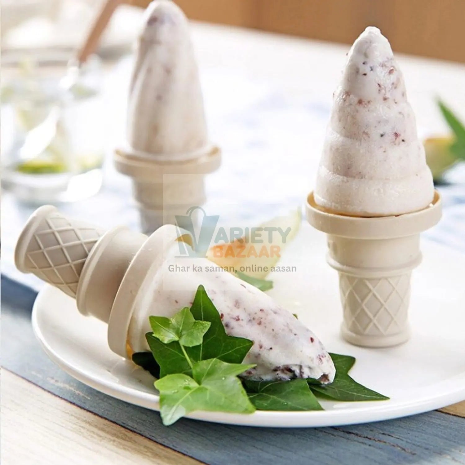 Ice Candy Maker Mold for Ice Cream at Home or Restaurants (6 Pc) Variety Bazaar