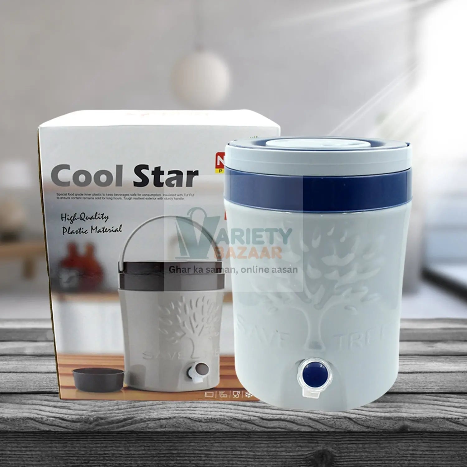 Insulated Plastic Water Rover Jug with a Sturdy Handle, Water Jug Camper with Tap Plastic Insulated Water Water Storage Cool Water Storage for Home & Travelling (2500ML, 7500ML, 12000ML) Travel Sahayak