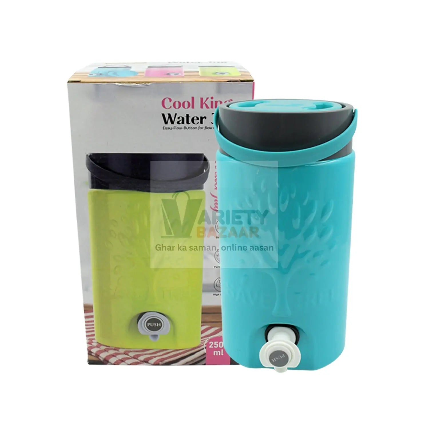 Insulated Plastic Water Rover Jug with a Sturdy Handle, Water Jug Camper with Tap Plastic Insulated Water Water Storage Cool Water Storage for Home & Travelling (2500ML, 7500ML, 12000ML) Travel Sahayak