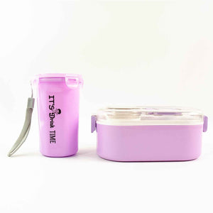 Multi-functional 1 Set Leakproof Lunch Box With Cutlery Tumbler