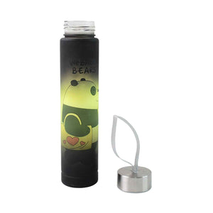 Cute Cartoon Printed Plastic Water Bottle (300 Ml 1 Pc)