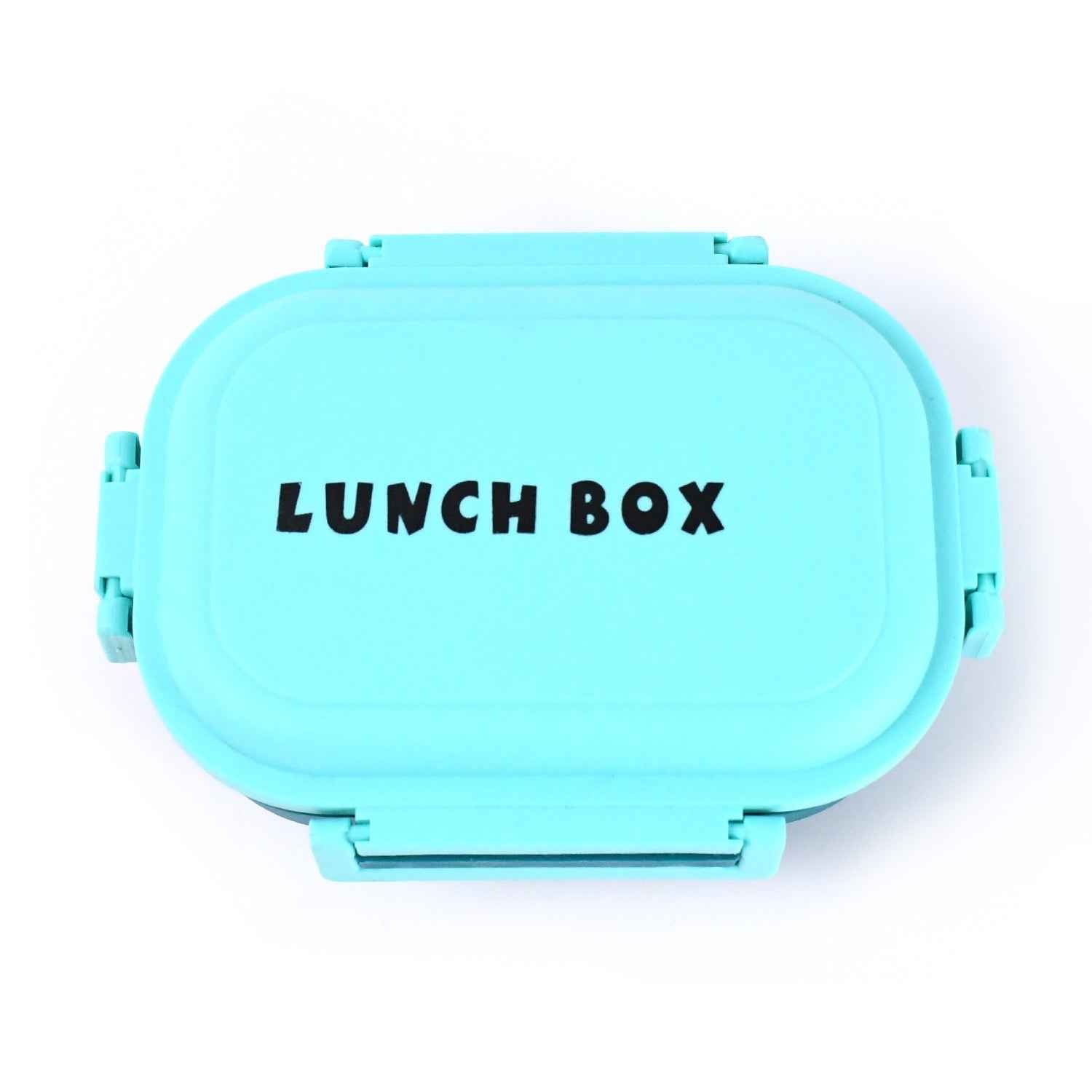 Insulated Testy Stainless Steel Leakproof Lunch Box With Spoon (1 Set)