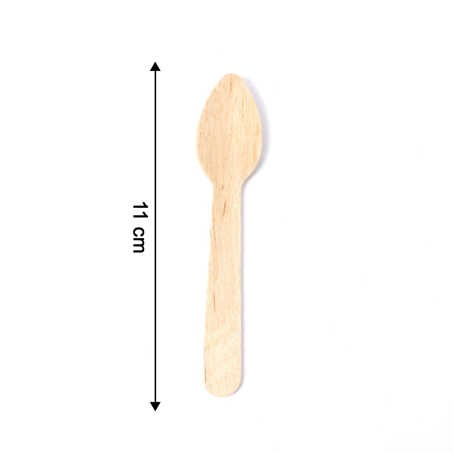110mm Wooden Tea Spoon 30 Pcs Pack