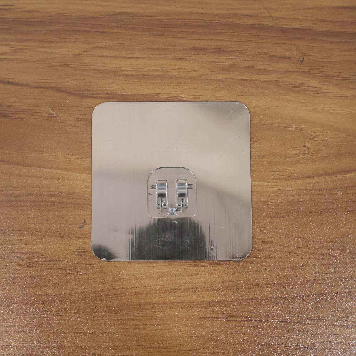 Self-adhesive Heavy-duty Plastic Wall Hook 1 Pc (8x8 Cm)