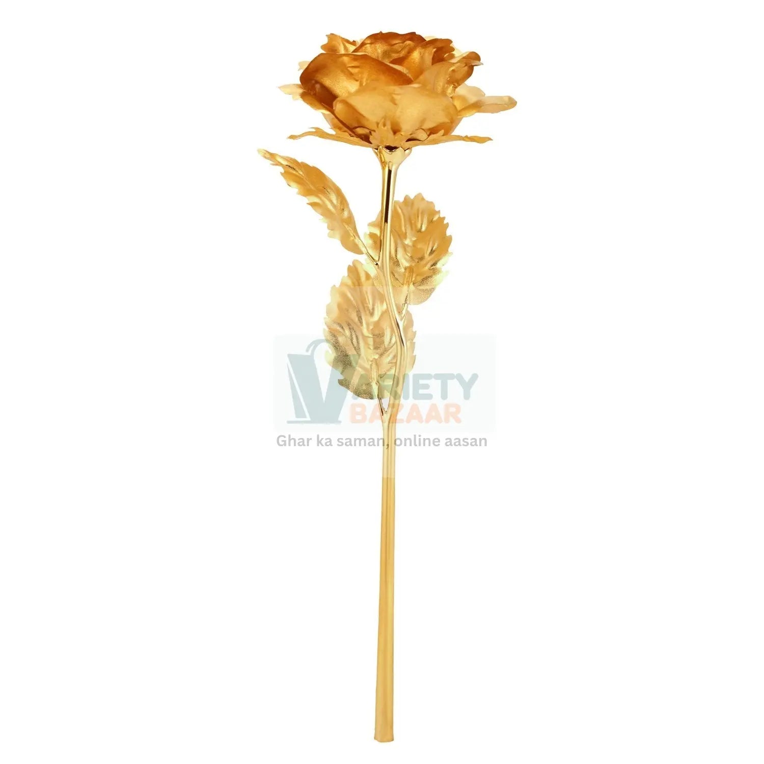 Luxury Decorative Gold Plated Artificial Golden Rose with Premium Box travel sahayak