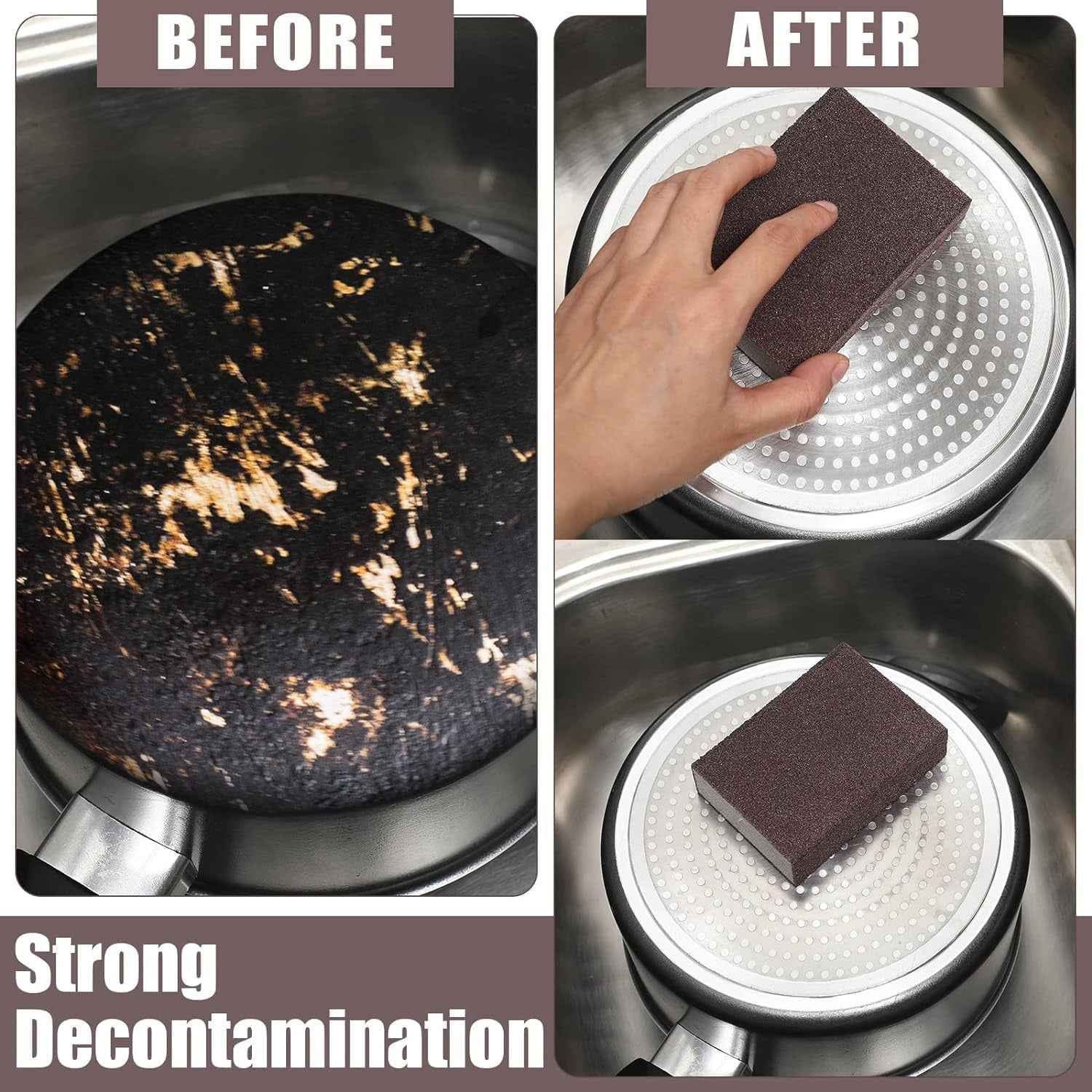 Multipurpose Kitchen Cleaning Sponge Scrub Block (10 X 7 Cm 1 Pc)