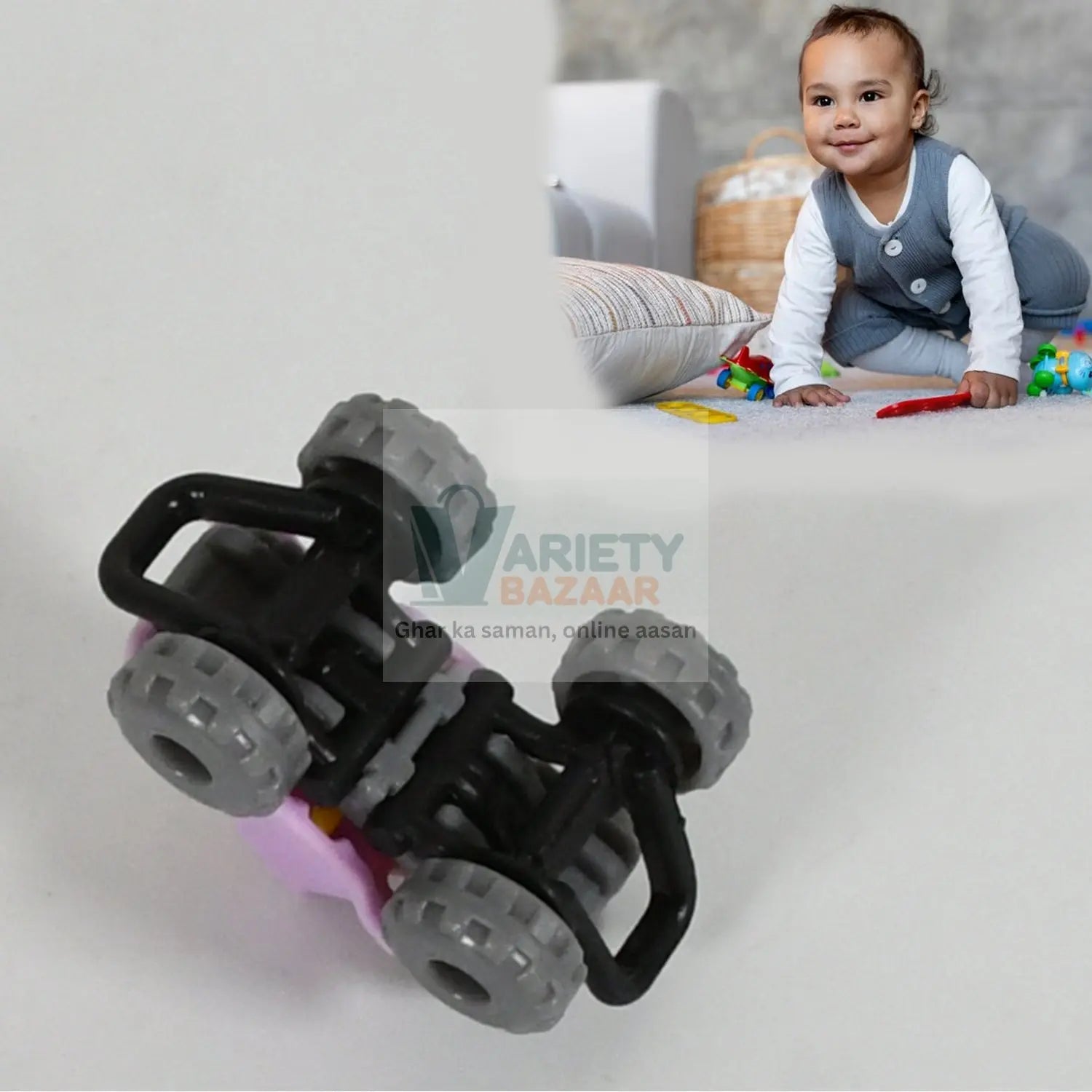 Mini Monster Trucks Friction Powered Cars for Kids Big Plastic Tires Baby Boys Super Cars Blaze Truck for Kids Gifts Toys travel sahayak