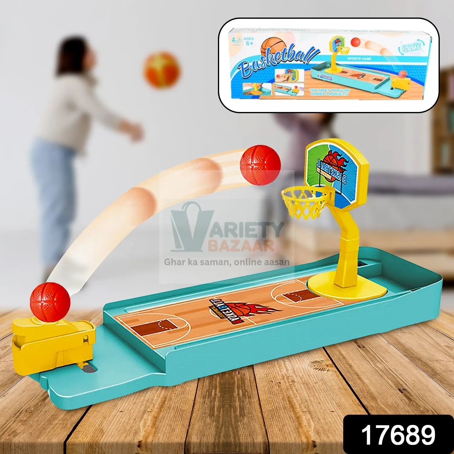 Mini Table top Finger Basketball & Bowling Game – Indoor Family Fun for Kids & Adults Variety Bazaar
