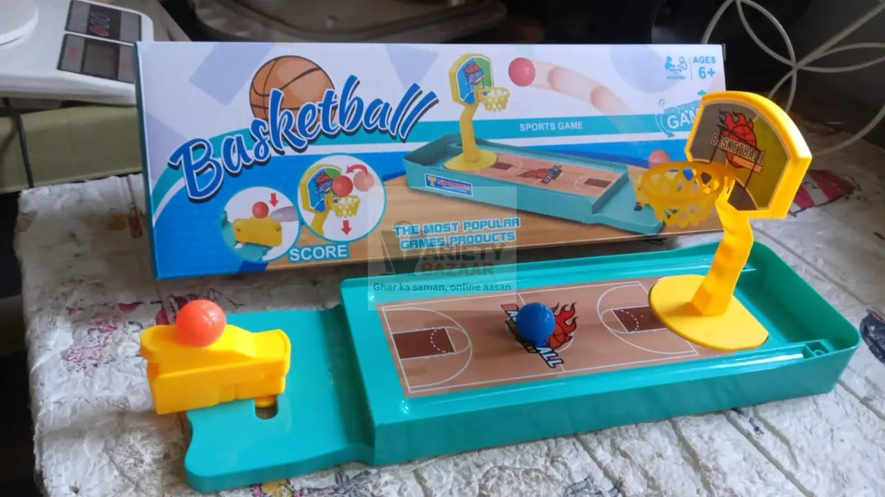 Mini Table top Finger Basketball & Bowling Game – Indoor Family Fun for Kids & Adults Variety Bazaar