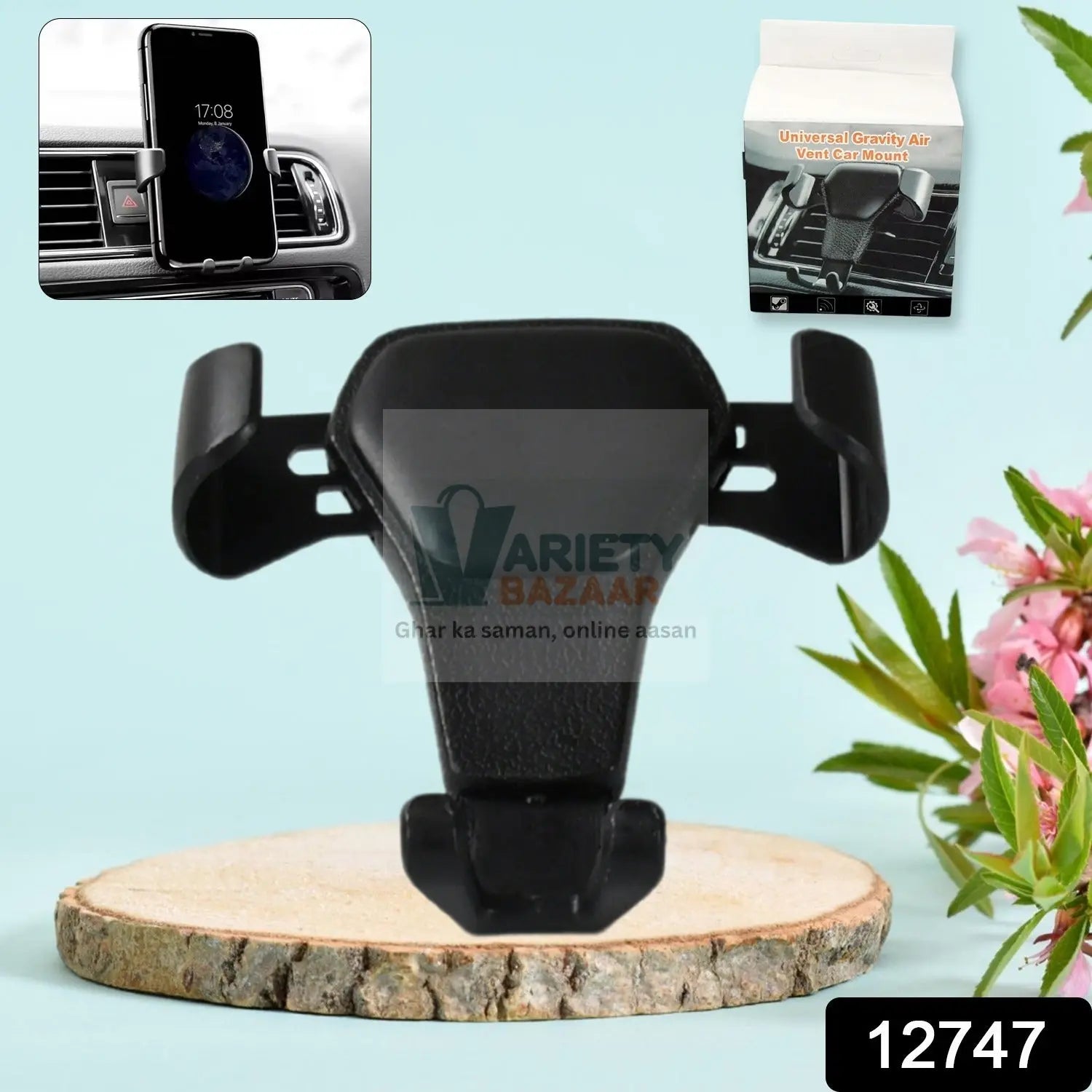 Mobile Phone Holder for car Phone Holder for Cars Cell Phone Mount for car Multifunctional car Mobile Phone Stand car Cell Phone Holder auto Phone Holder air Outlet car Holder Variety Bazaar