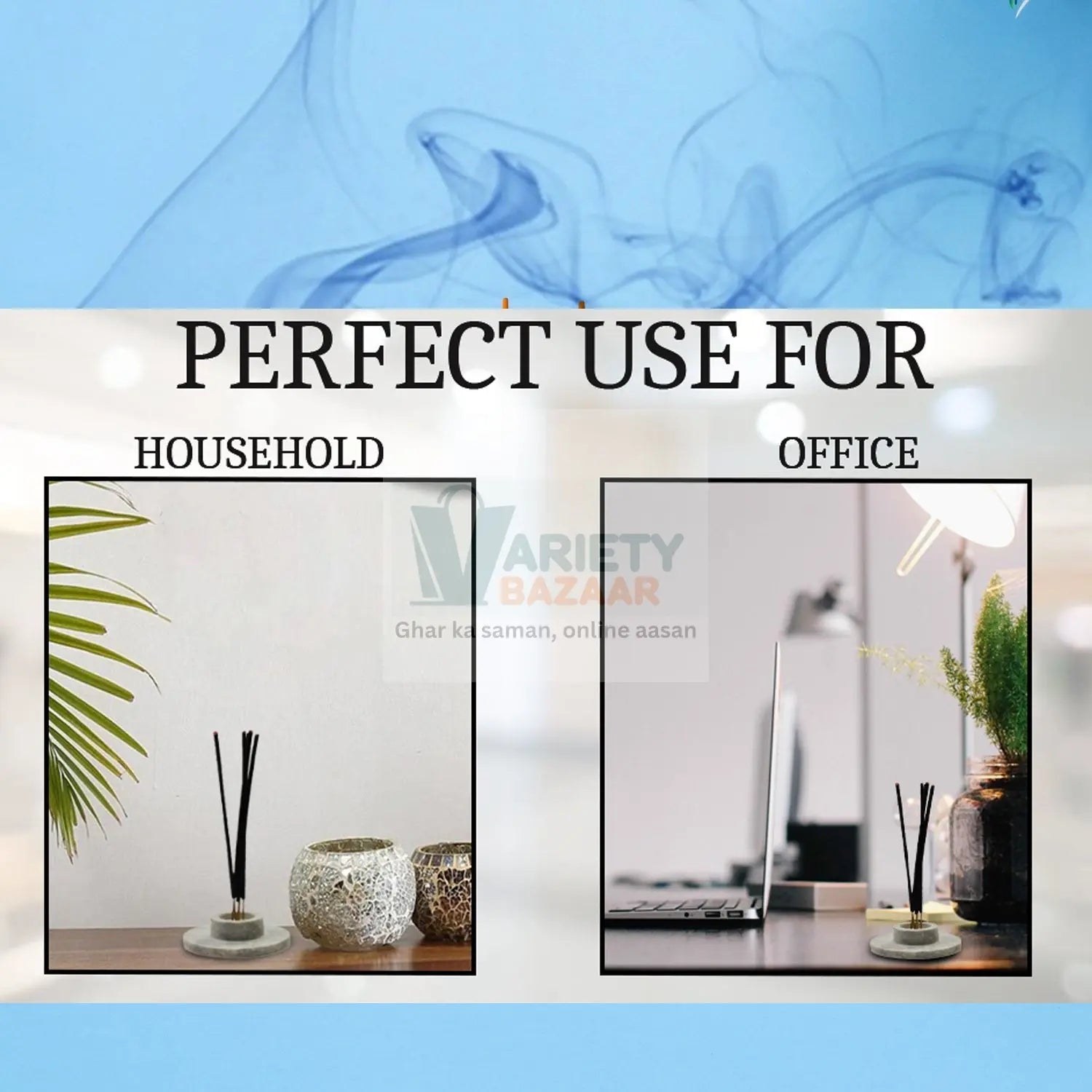 Mosquito Agarbatti Stick Herbal Mosquito Agarbatti (1 Packet / 10 Sticks) (Incense Stick) Variety Bazaar