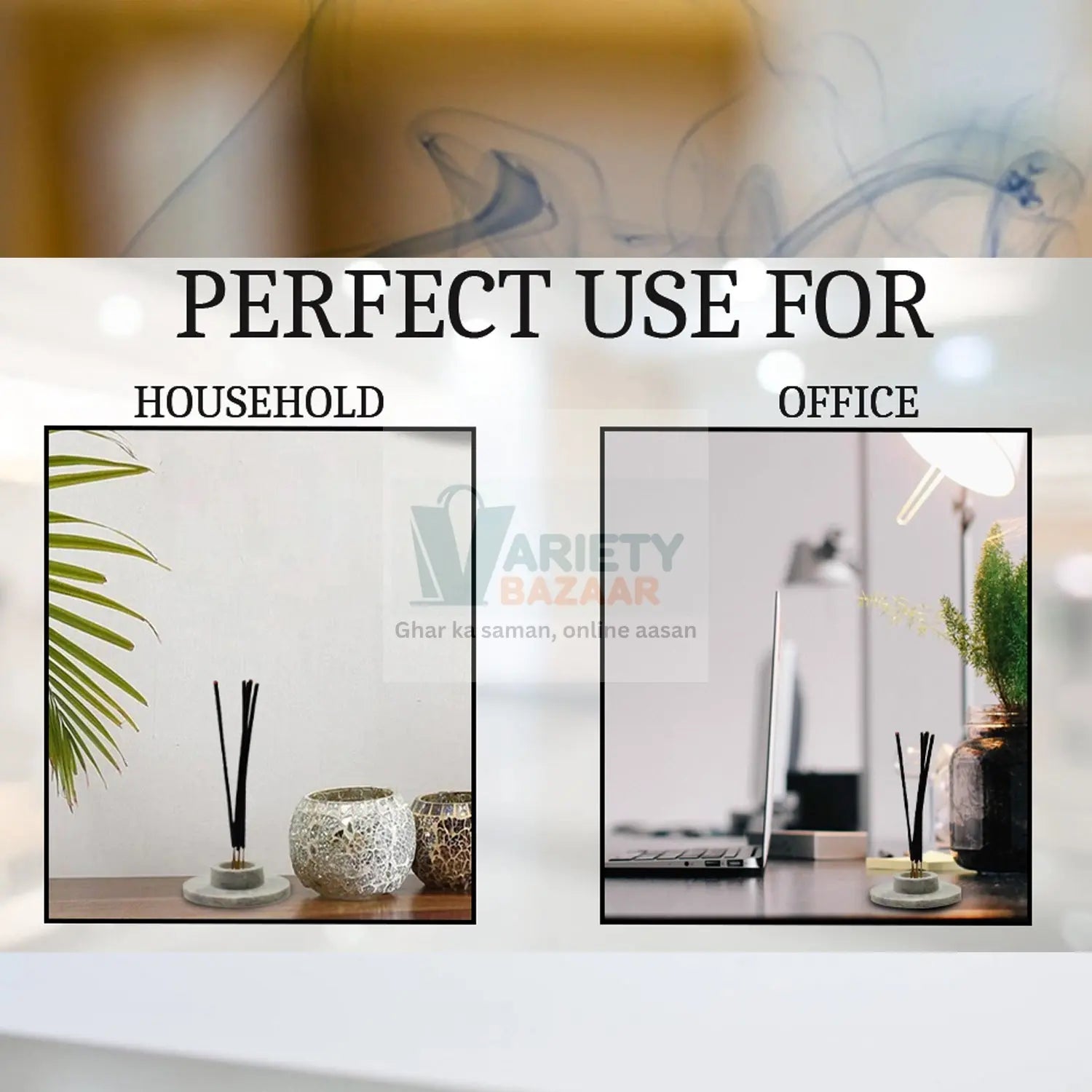 Mosquito Agarbatti Stick Herbal Mosquito Agarbatti (1 Packet / 10 Sticks) (Incense Stick) Variety Bazaar