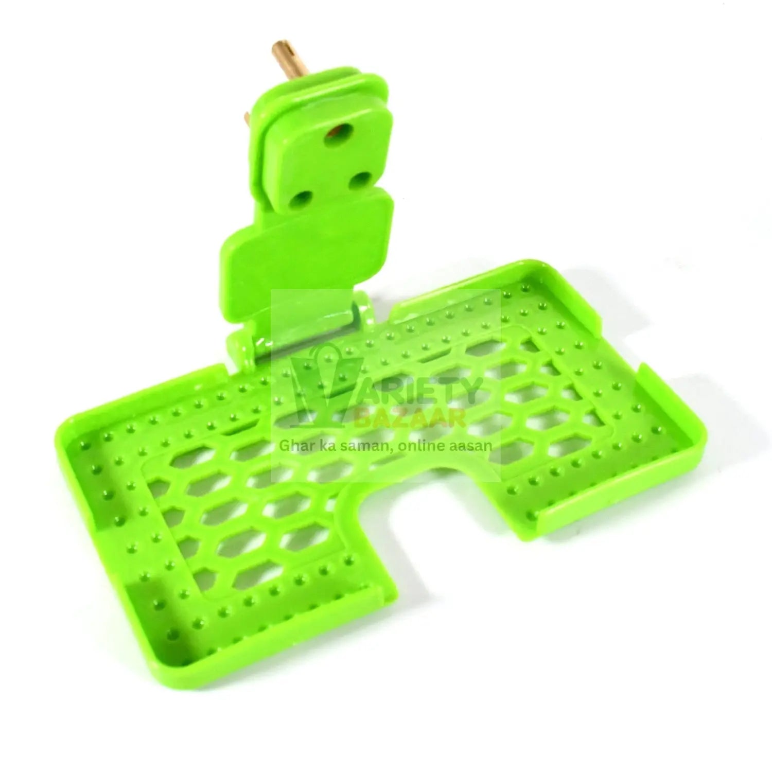 Multi-Purpose Wall Holder Stand for Charging Mobile, Just Fit in Socket and Hang (Mix Color / 1 pc) Variety Bazaar