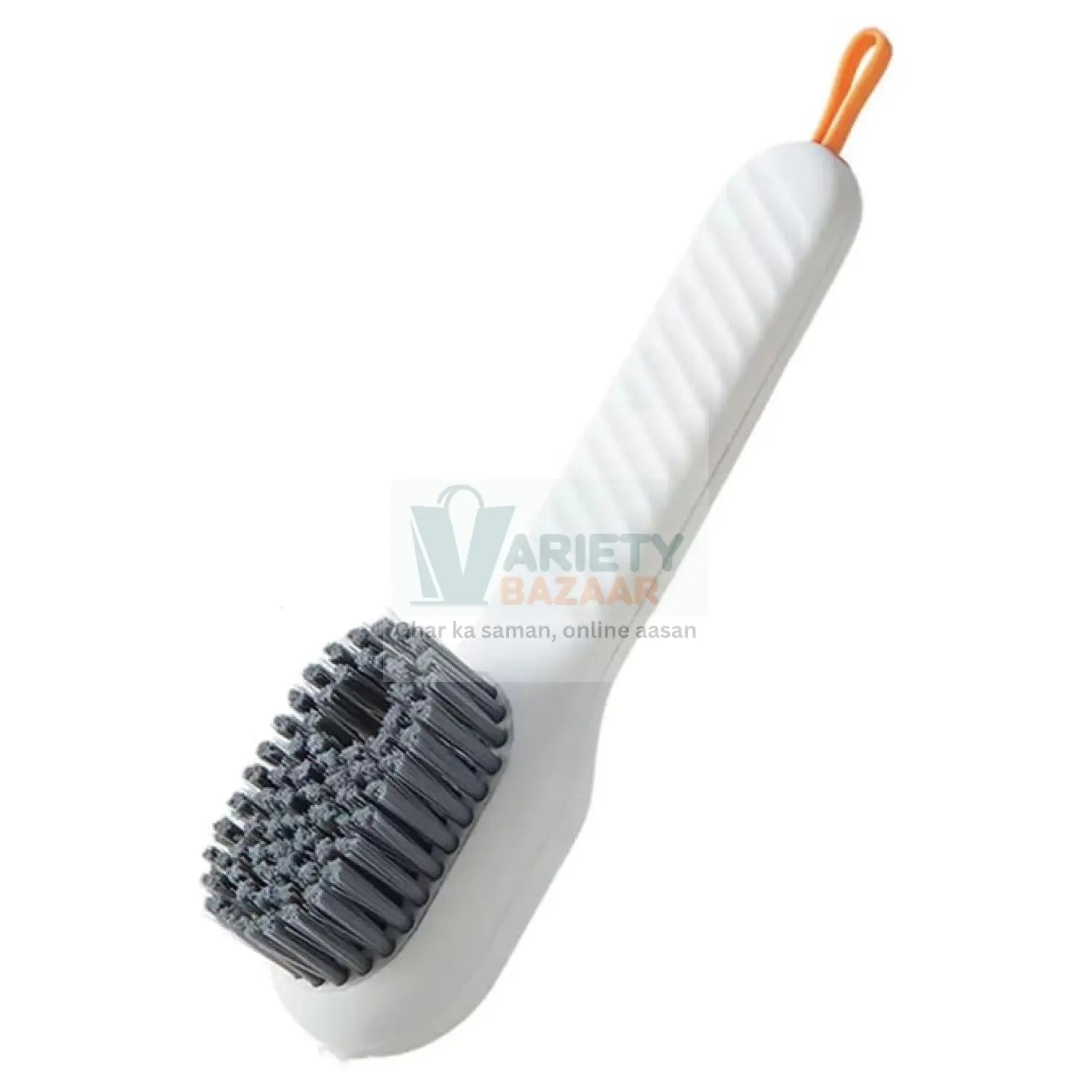 Multifunctional Scrubbing Brush with Liquid / Soap Dispenser, Cleaning Brush with Liquid / Soap Dispenser, Shoe Brush for Cleaning, Cloth Cleaning Brush with Handle Liquid Shoe Brush For Shoe Clothes (1 Pc) Variety Bazaar