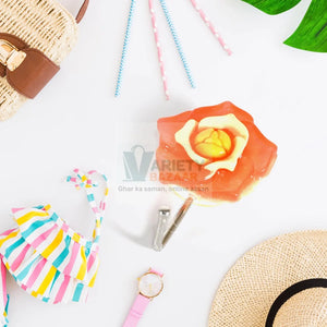 Multipurpose Mix Design Self Adhesive Wall Hooks Load Capacity Up to 1 Kg (Mix Design \ 1 Pc) Variety Bazaar