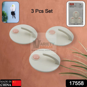 Multipurpose Strong Hook Self-Adhesive hooks for wall Heavy Duty Hook, Sticky Hook Household For Home, Decorative Hooks, Bathroom & All Type Wall Use Hook, Suitable for Bathroom, Kitchen, Office Travel Sahayak