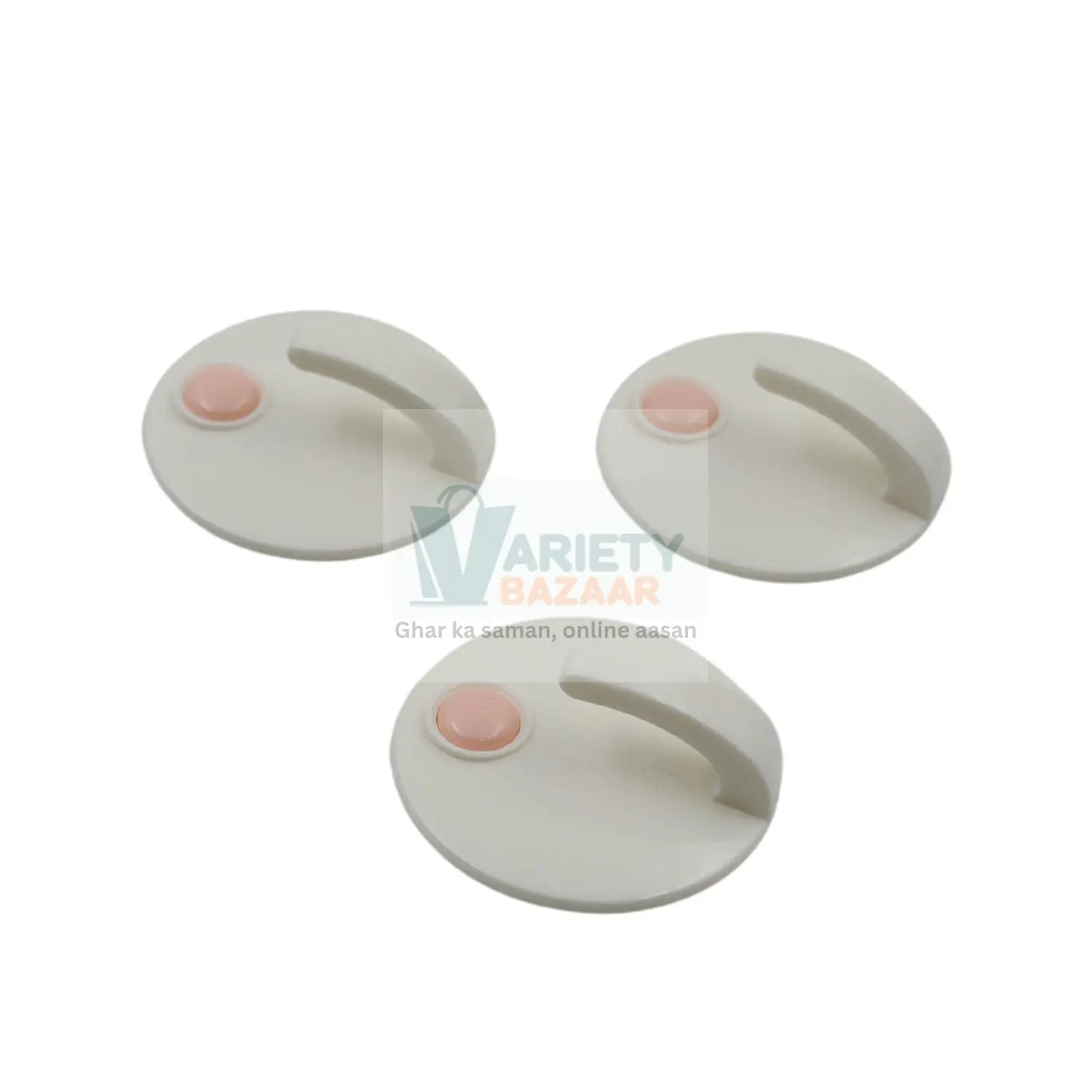 Multipurpose Strong Hook Self-Adhesive hooks for wall Heavy Duty Hook, Sticky Hook Household For Home, Decorative Hooks, Bathroom & All Type Wall Use Hook, Suitable for Bathroom, Kitchen, Office Travel Sahayak