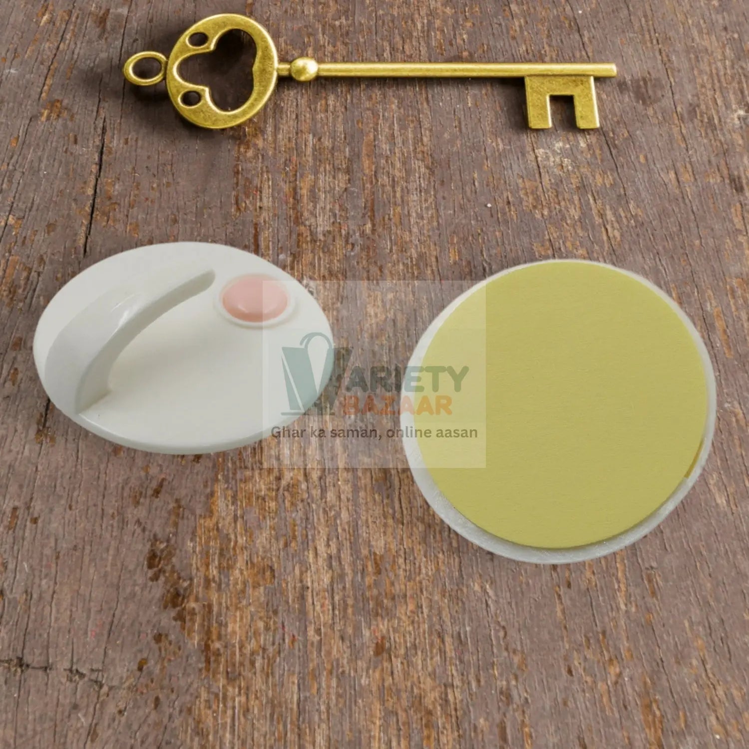 Multipurpose Strong Hook Self-Adhesive hooks for wall Heavy Duty Hook, Sticky Hook Household For Home, Decorative Hooks, Bathroom & All Type Wall Use Hook, Suitable for Bathroom, Kitchen, Office Travel Sahayak