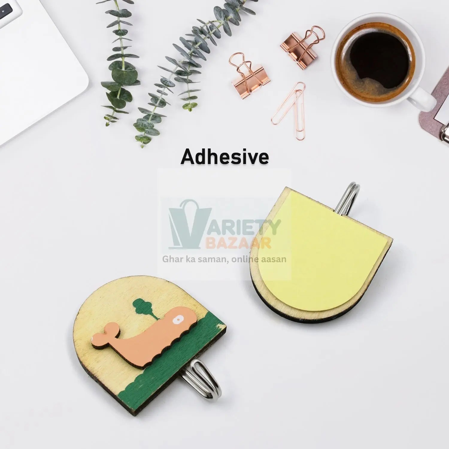 Multipurpose Strong Hook Self-Adhesive hooks for wall Heavy Duty Hook, Sticky Hook Household For Home, Decorative Hooks, Bathroom & All Type Wall Use Hook, Suitable for Bathroom, Kitchen, Office Travel Sahayak