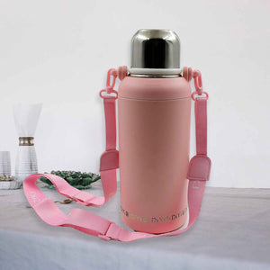 13036 Stainless Steel Tumblers 316 Stainless Steel Vacuum Insulated Cup Bottle Portable Travel Kettle Water Bottle With Handle Outdoor Large Capacity Sports Kettle Cups Bottle (1300 Ml)