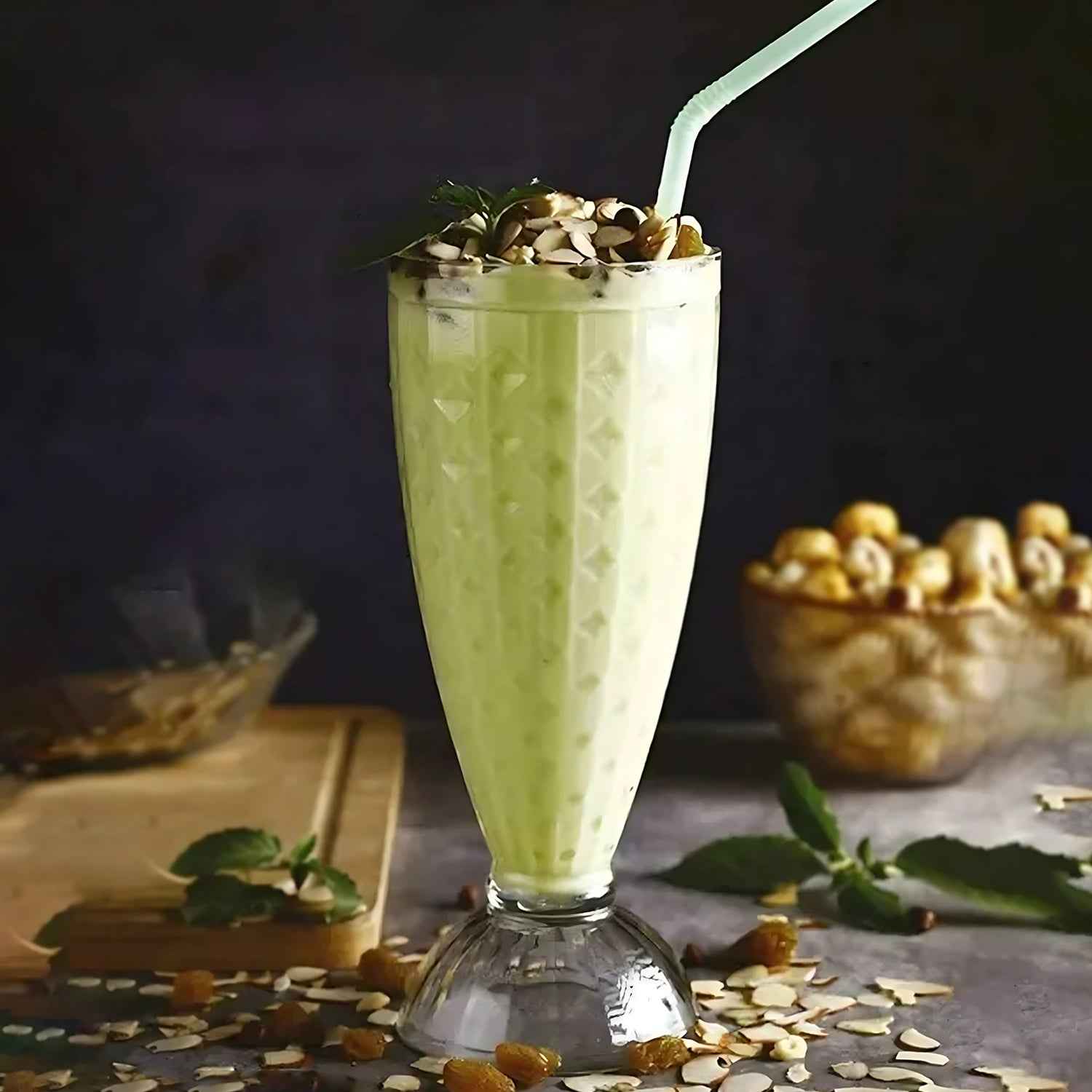 Supermom Transparent Plastic Milkshake Glass Set (400ml 6 Pc)