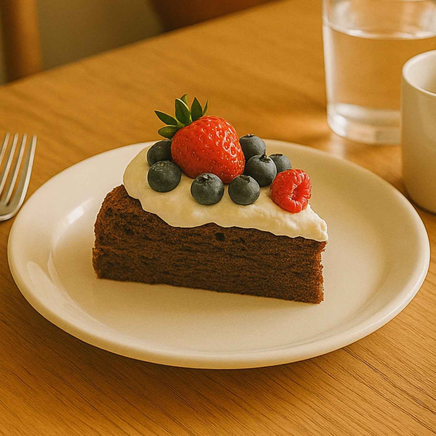 Plastic Round Dinner Serving Plate 23 Cm (1 Pc)