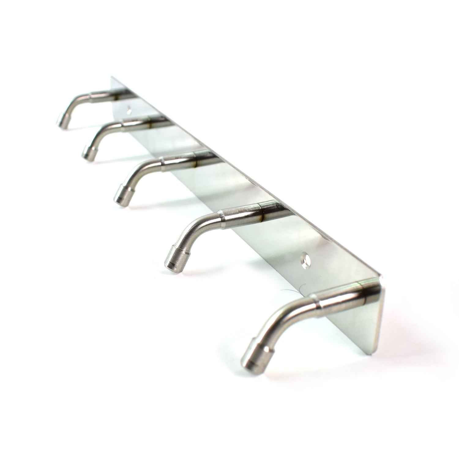 Stainless Steel Wall Mounted Coat 5 Hook Rack (26x3 1 Pc)