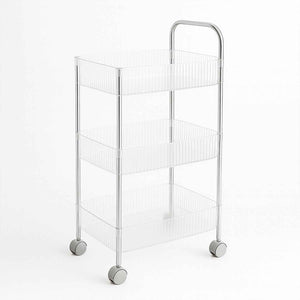 Apex Sapphire 3-layer Multipurpose Storage Trolley With Wheels