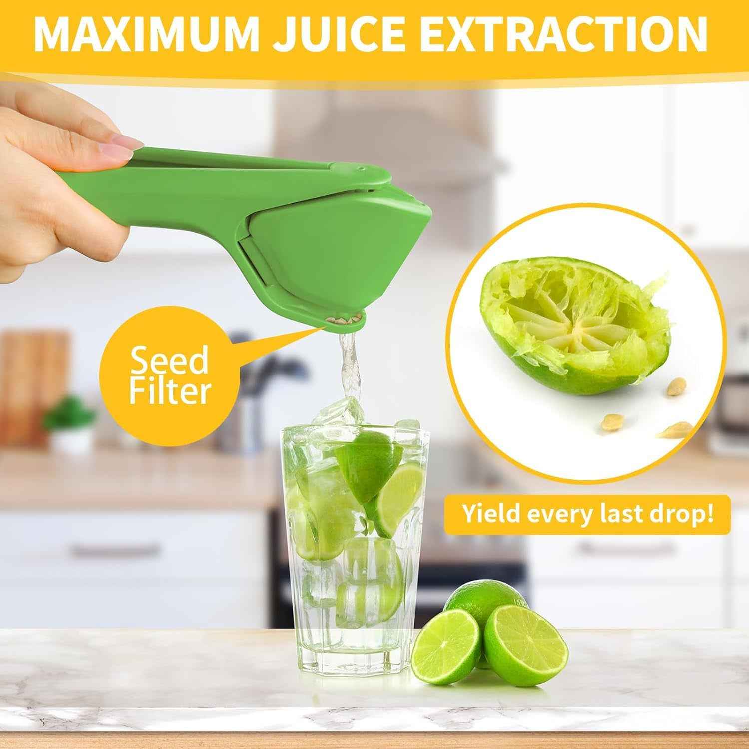 Liger Plastic Manual Handheld Lemon Orange Squeezer Juice (1 Pc)