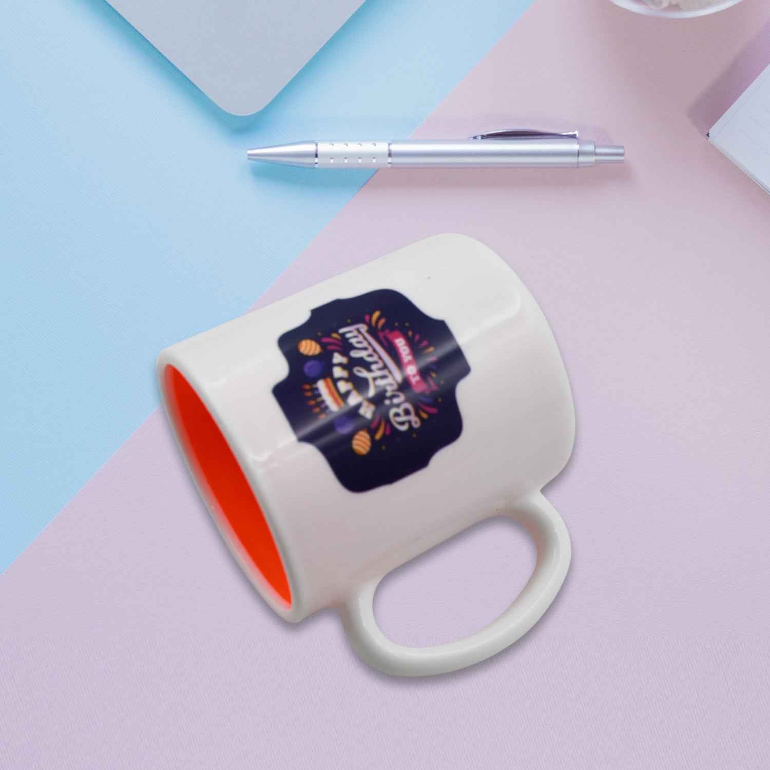 4121 Mix Design Color Coffee Mug With Spoon And Box Packing Design Coffee Mug Used For Drinking And Taking Coffees And Some Other Beverages In All Kinds Of Places (1 Pc)