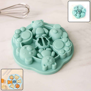 Premium Food-grade Silicone Kids Cartoon Shape Chocolate Jelly Candy Mold (1 Pc)