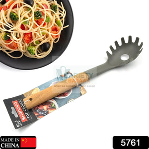 Plastic Kitchen Accessories Whisk , Pasta Spoon & Soup Spoon Heat Resistant Non Stick Spoons Kitchen Cookware Items (1 Pc ) Travel Sahayak