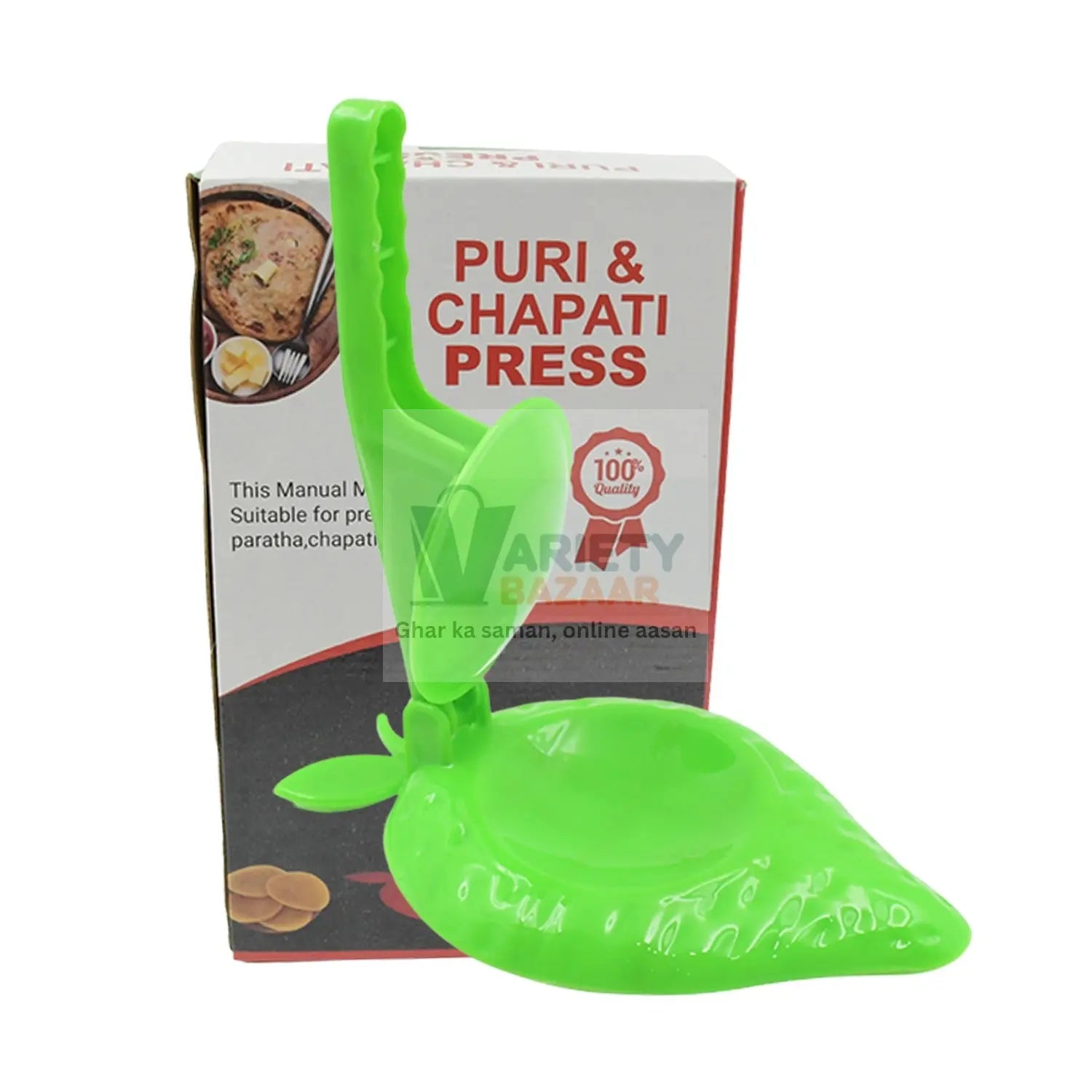 Plastic Kitchen Press: Strawberry Design, Manual, Easy to Use (1 Pc) Travel Sahayak