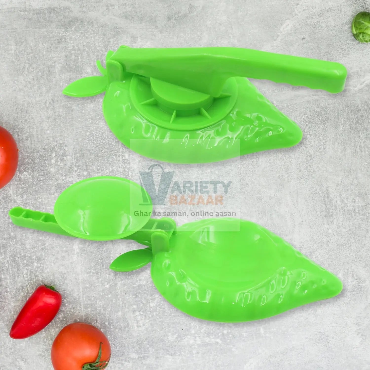 Plastic Kitchen Press: Strawberry Design, Manual, Easy to Use (1 Pc) Travel Sahayak