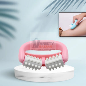 Plastic Massage Roller - 2-Roller Manual Design for Cellulite & Muscle Pain Relief Variety Bazaar