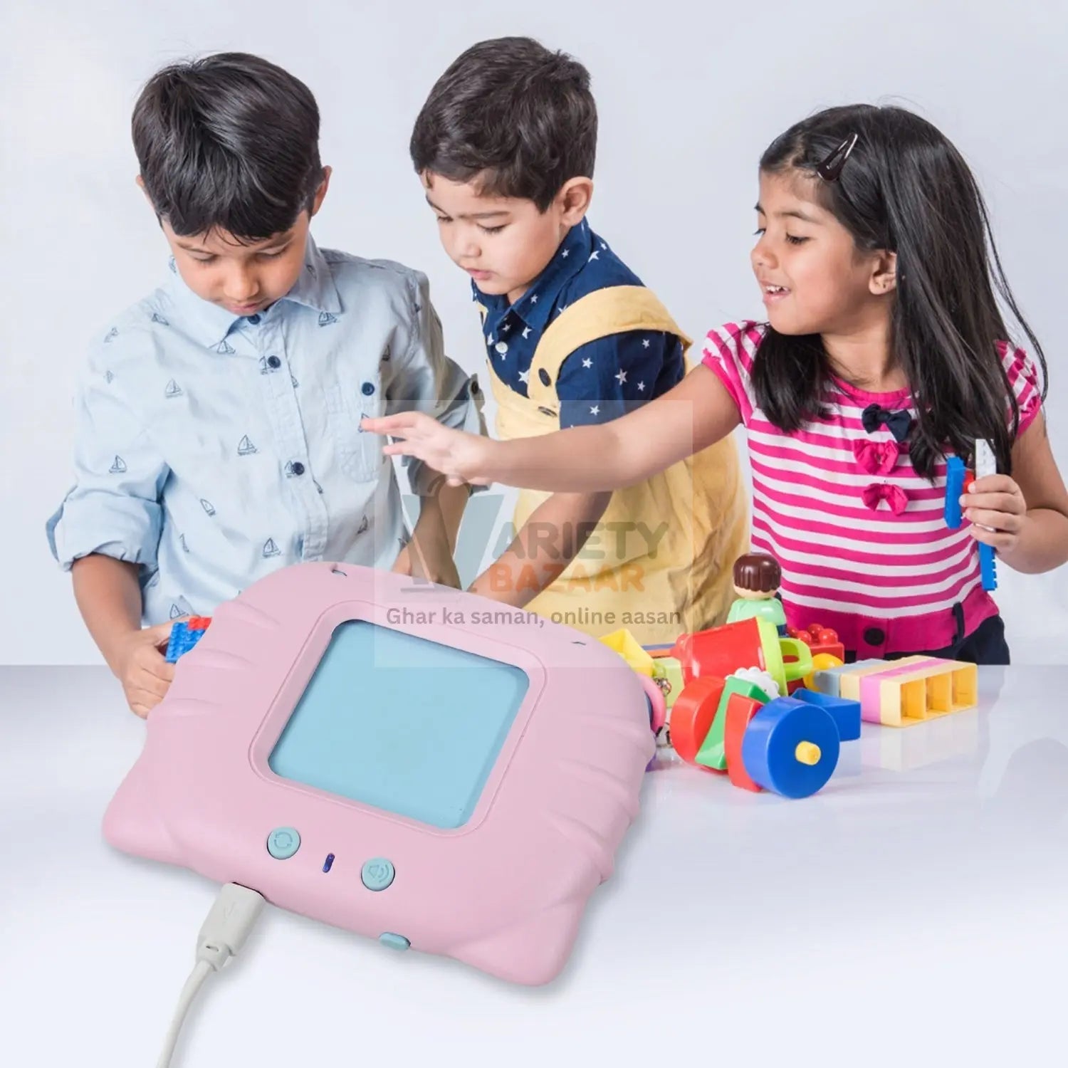 Preschool Learning Toys Flash Cards for Small Kids Educational Toys English Words Learning Machine for Kids with 224 Words, Birthday Gift for Kids Intelligent Electric Kids Language Card (1 Set) Variety Bazaar