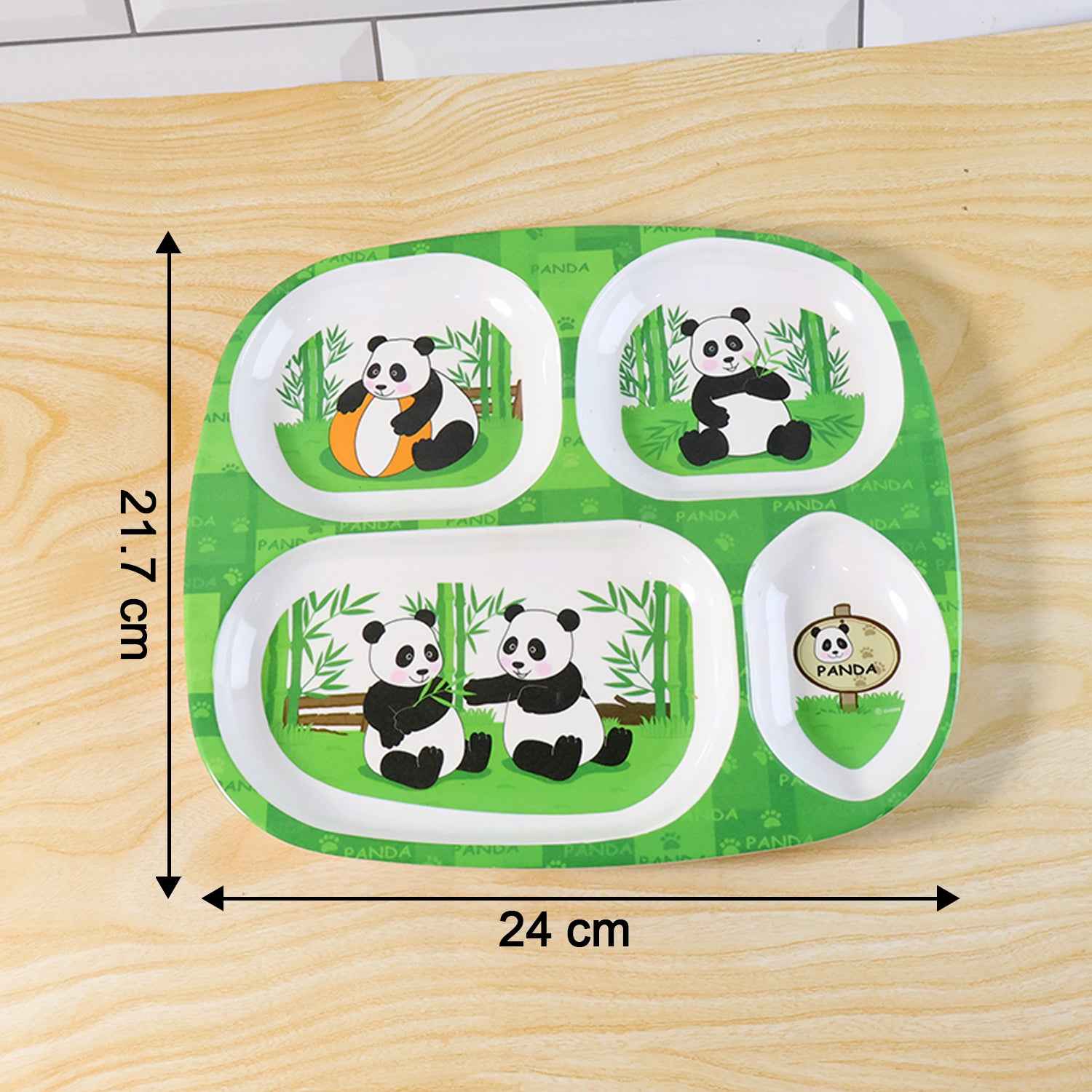 Kids 4-compartment Melamine Partition Plate (1 Pc 2422 Cm)