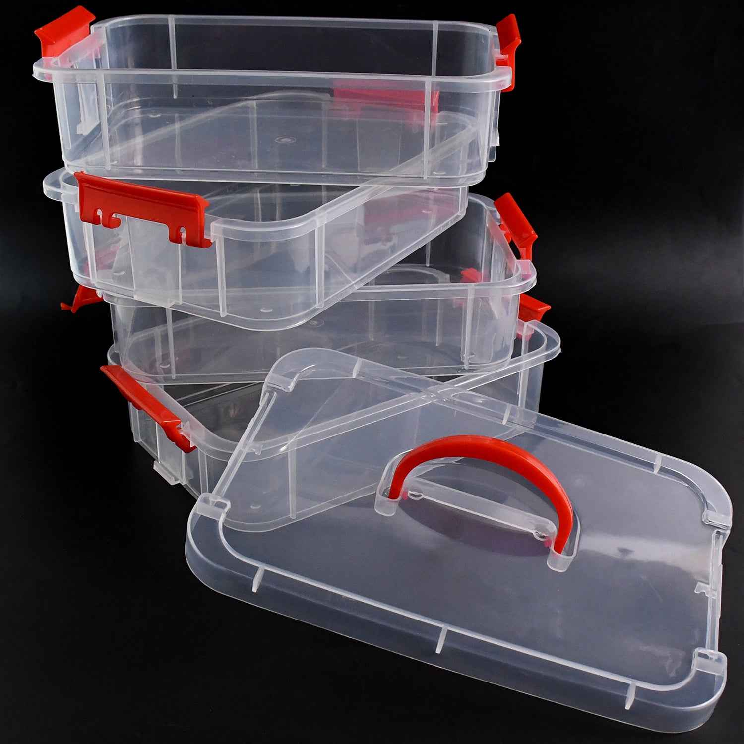 4-layer Transparent Multipurpose Plastic Storage Box