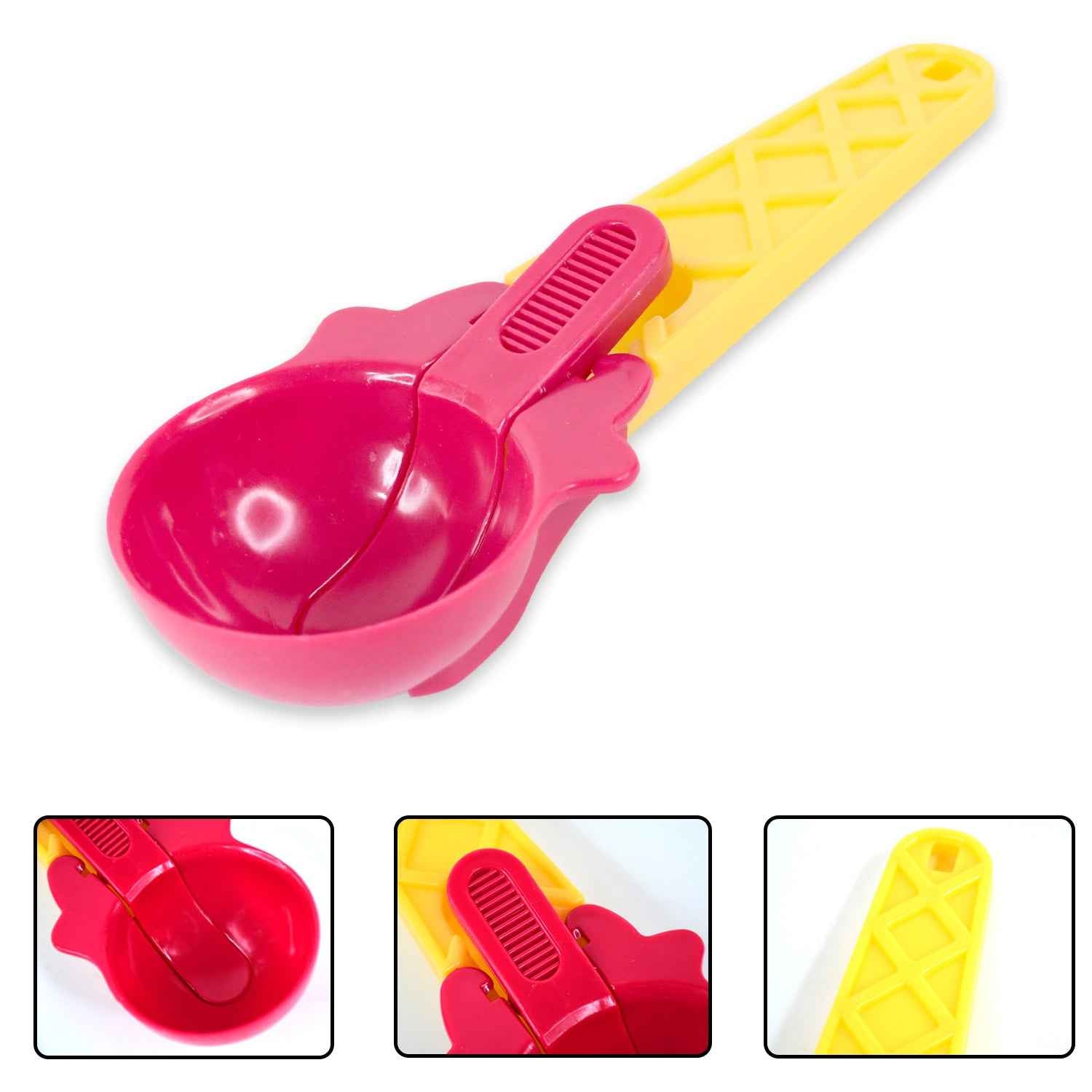 1-piece Plastic Ice Cream Watermelon Scooper With Trigger Dipper