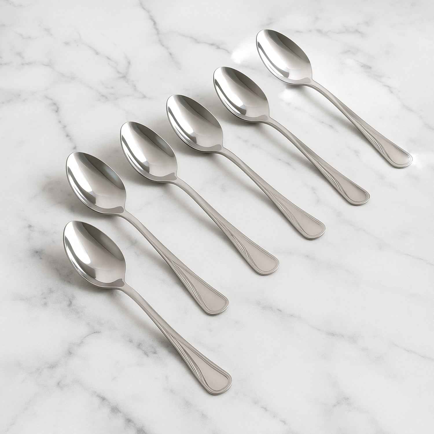 Supermom Stainless Steel Dining Spoons (6 Pc Set)
