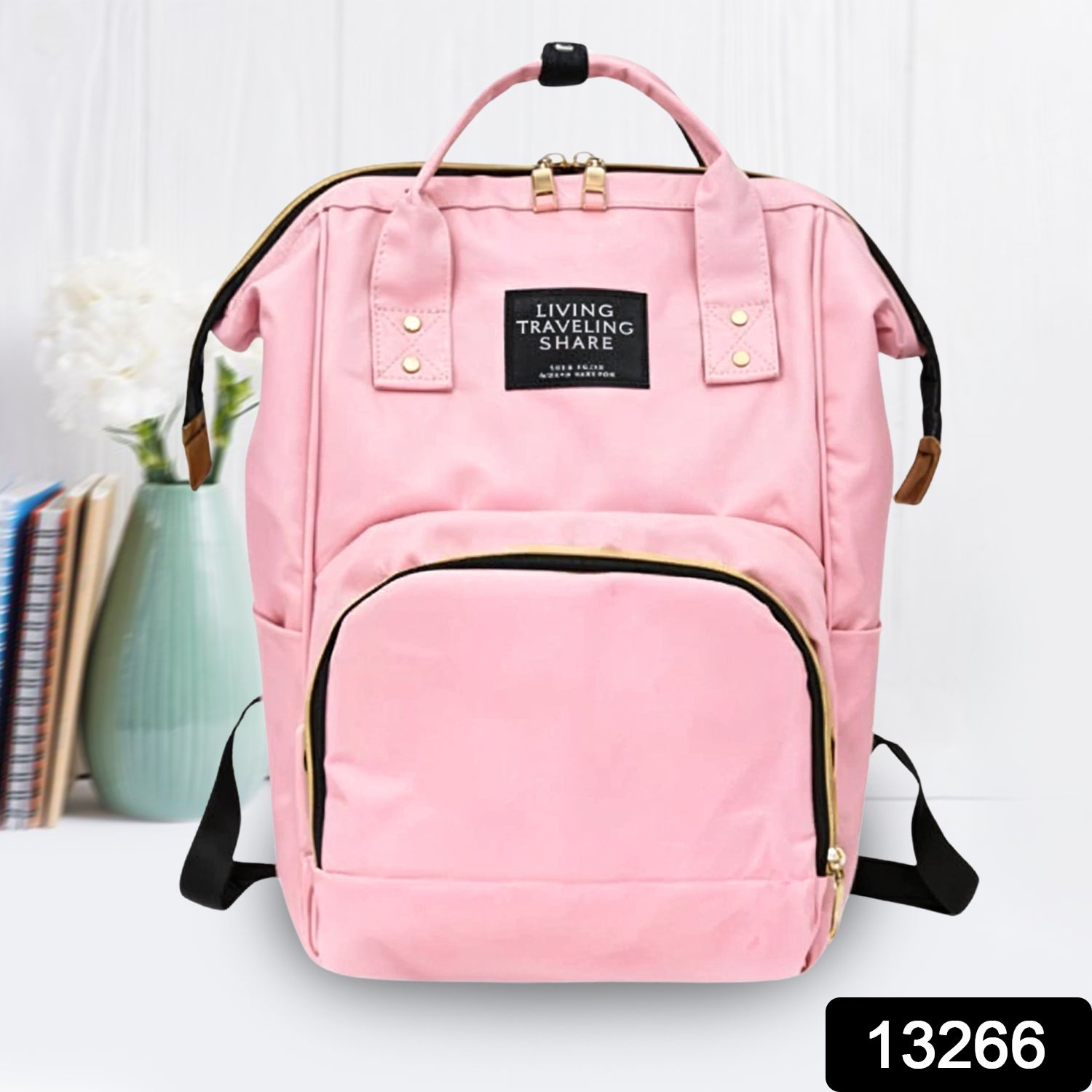 Multipurpose Large Capacity Mom's Backpack Diaper Bag (1 Pc) Variety Bazaar