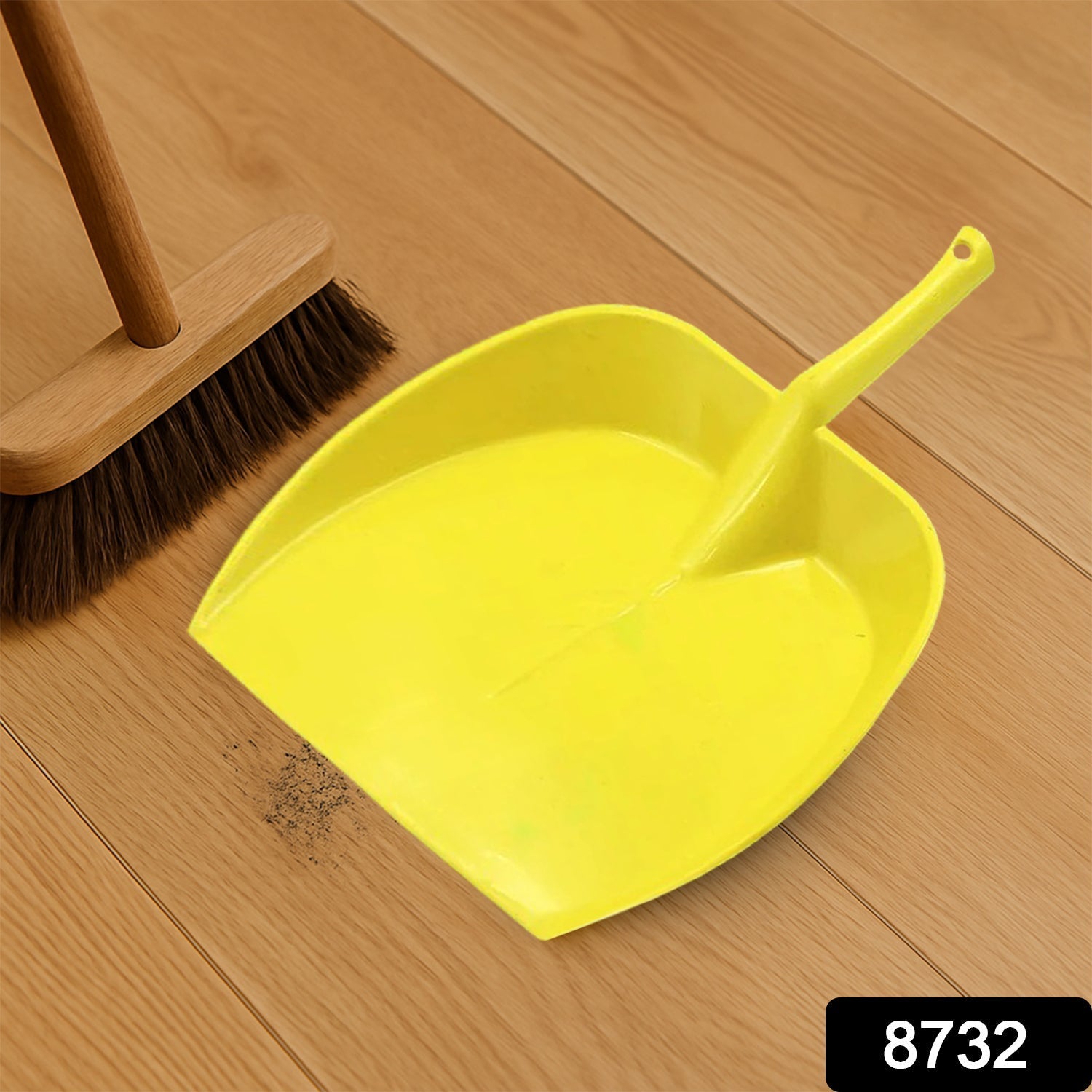 Dustpan with Long Handle, Dust Collection Dust Pan Tray for Kitchen, Home, Office, Bathroom Etc, Supdi (1 Pc / Multicolor ) Variety Bazaar