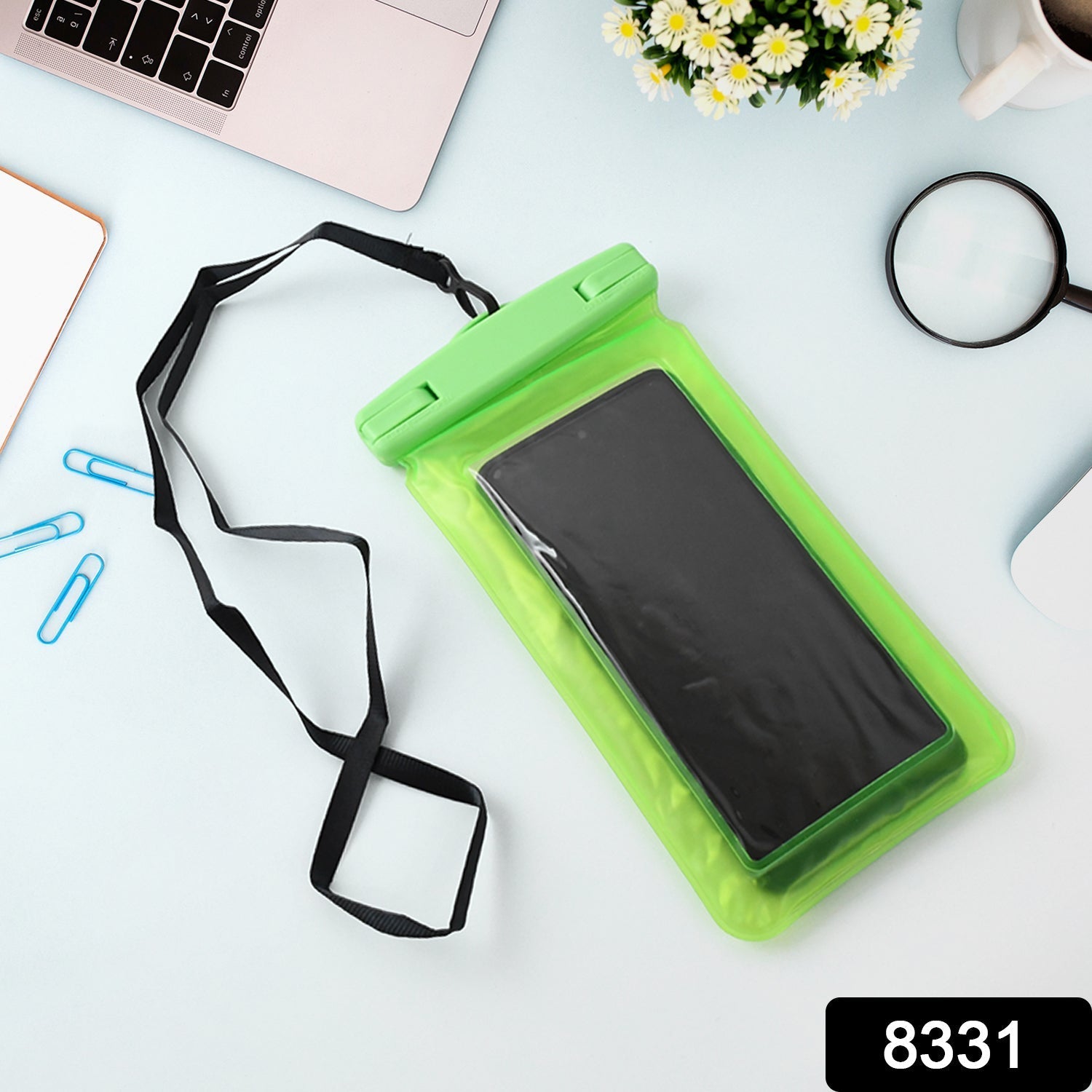 Waterproof Phone Pouch Bag, Clear Underwater Cellphone Dry Bag Protection Cover Bag for Beach Swimming Pool & Camping For all Mobile Variety Bazaar