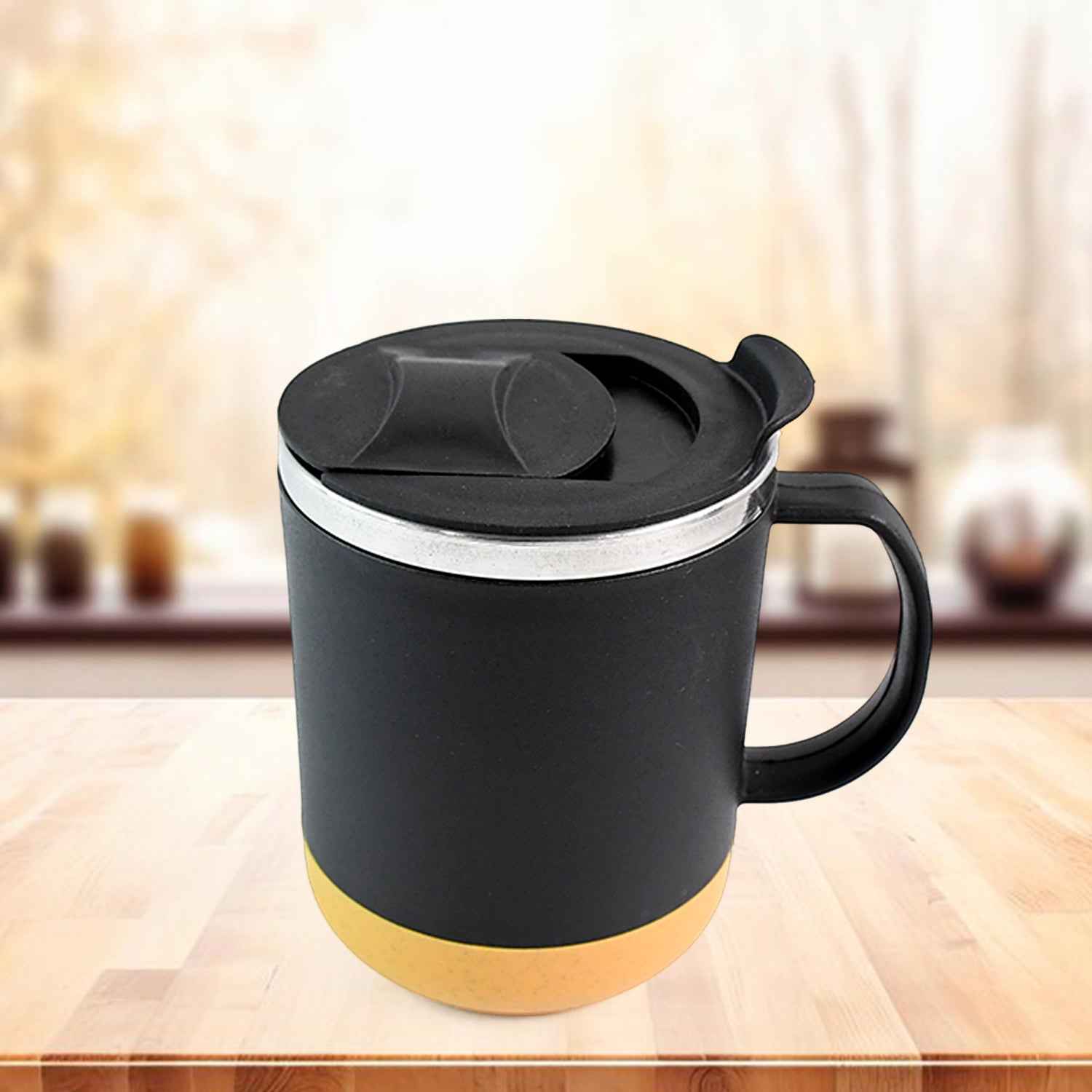 Insulated Coffee Mug With Spill-proof Lid (Approx 450ml 1 Pc)